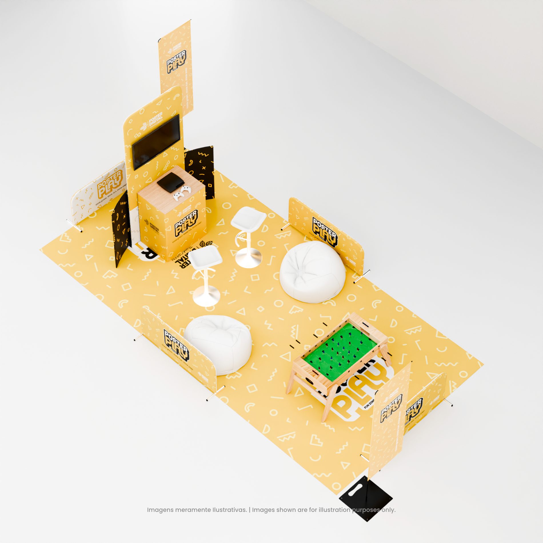 Poster Play Yellow Zone