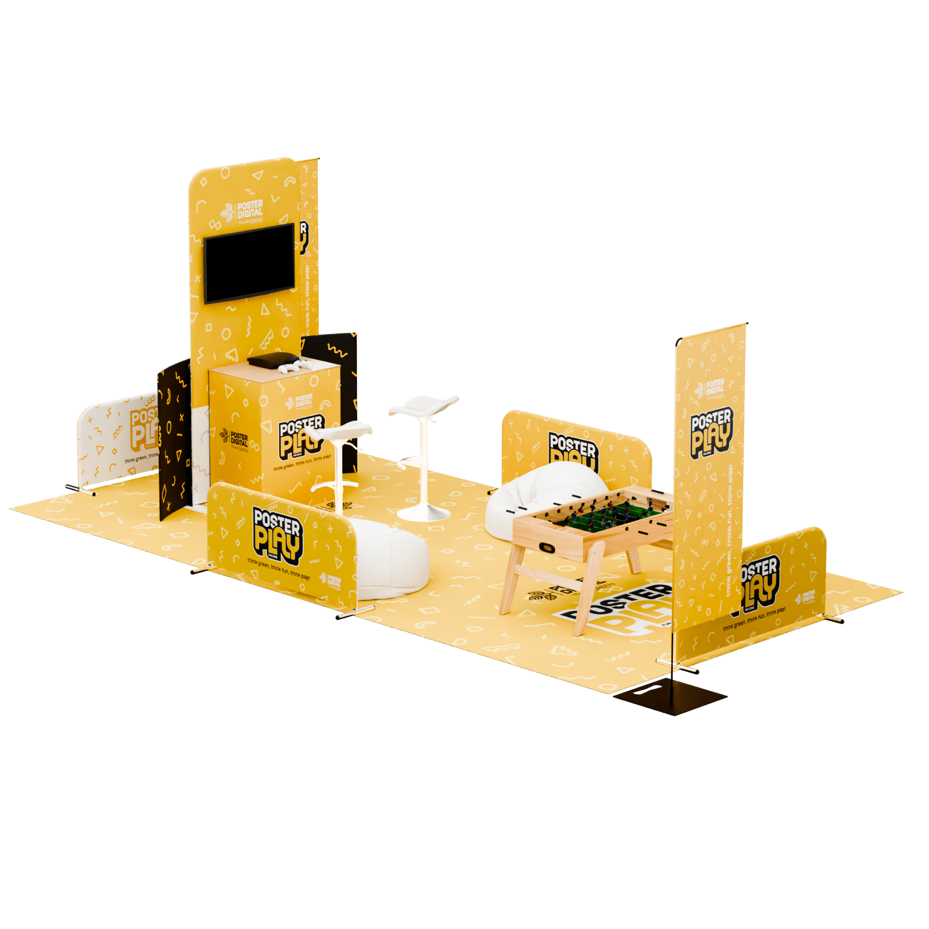 Poster Play Yellow Zone