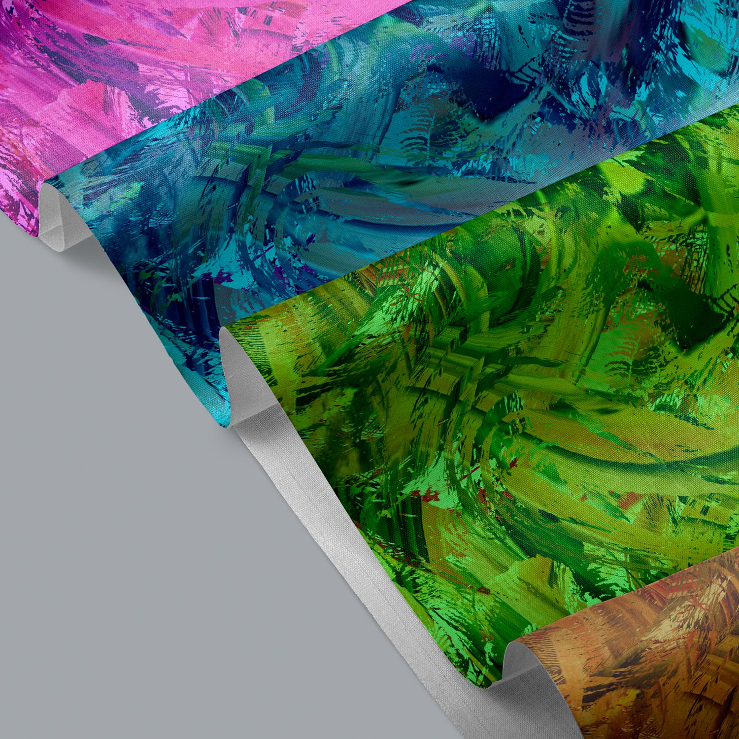 o que é o tecido rPET - amostras de tecido reciclado de várias cores